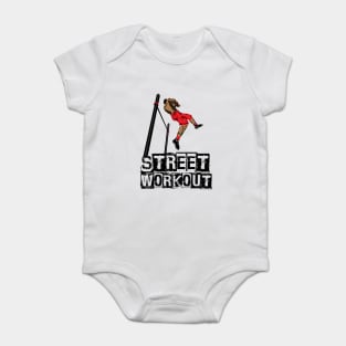 Street Workout- Muscle up-C Baby Bodysuit